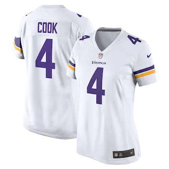 womens nike dalvin cook white minnesota vikings game jersey